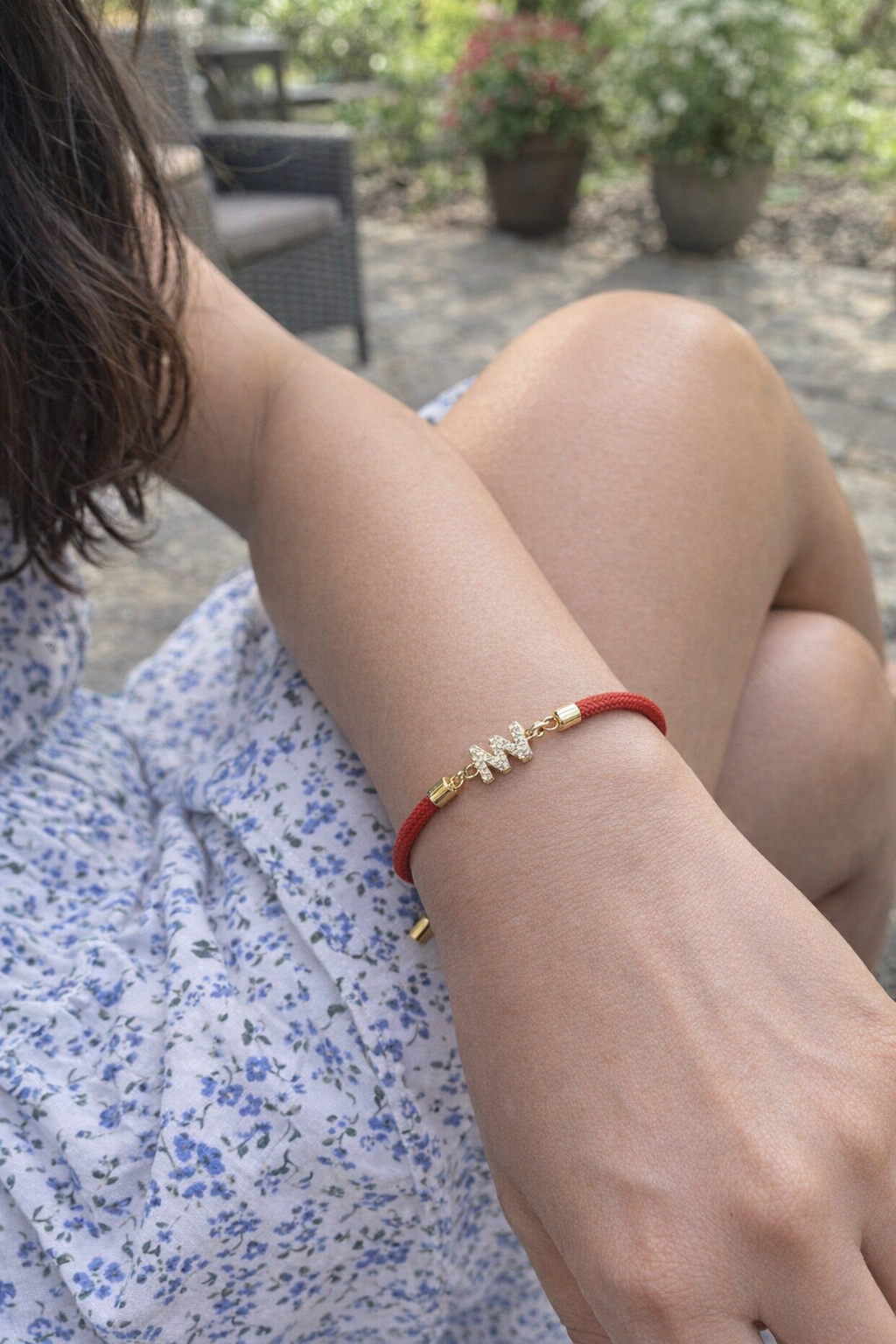 Initial Letter Charm Bracelet