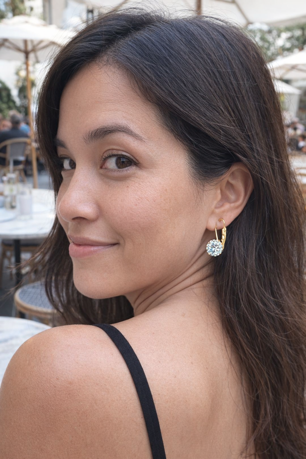 Parisian CZ Huggie Earrings