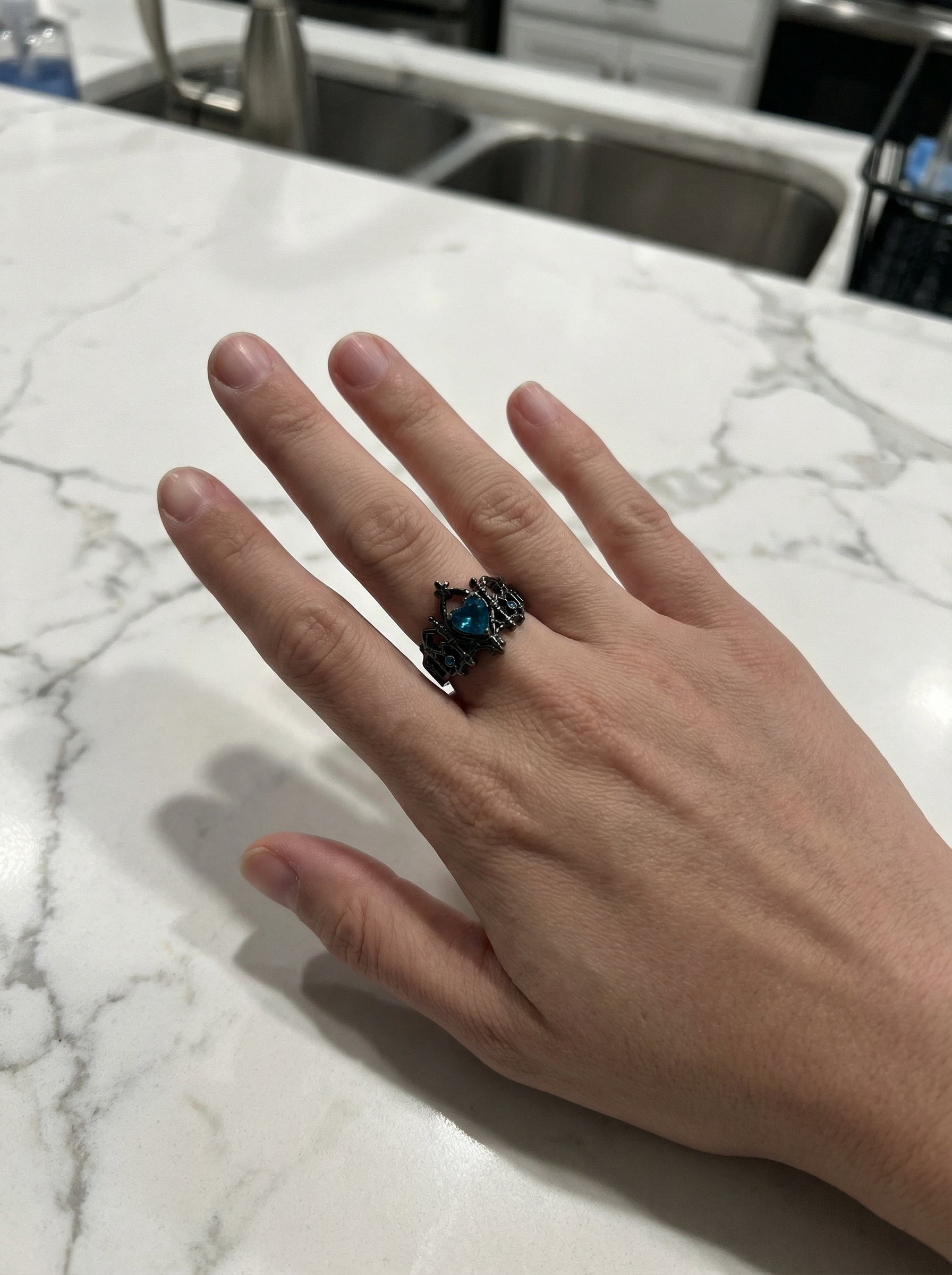 Bijou Noir Crystal Ring
