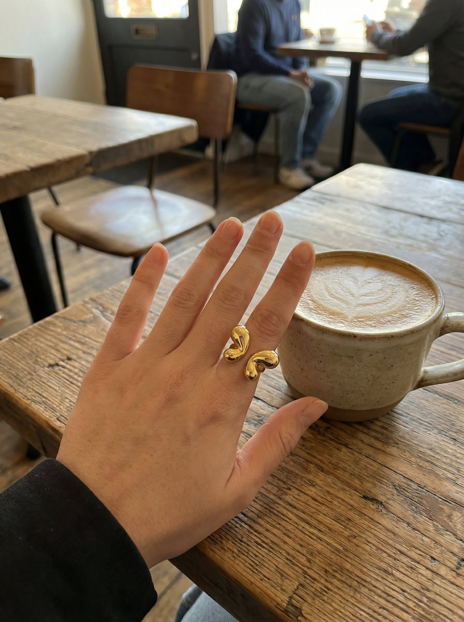 Aura Gold Statement Ring