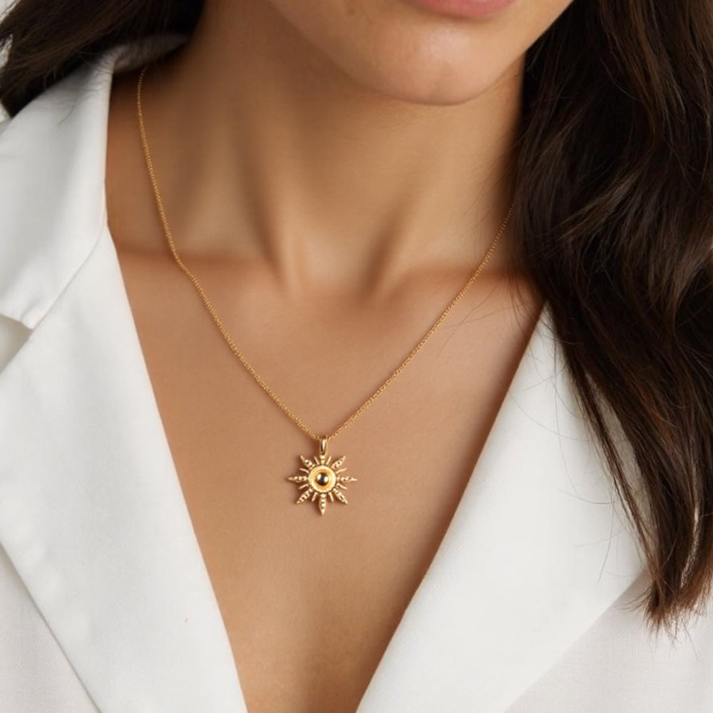 Soleil Gold Sun Pendant