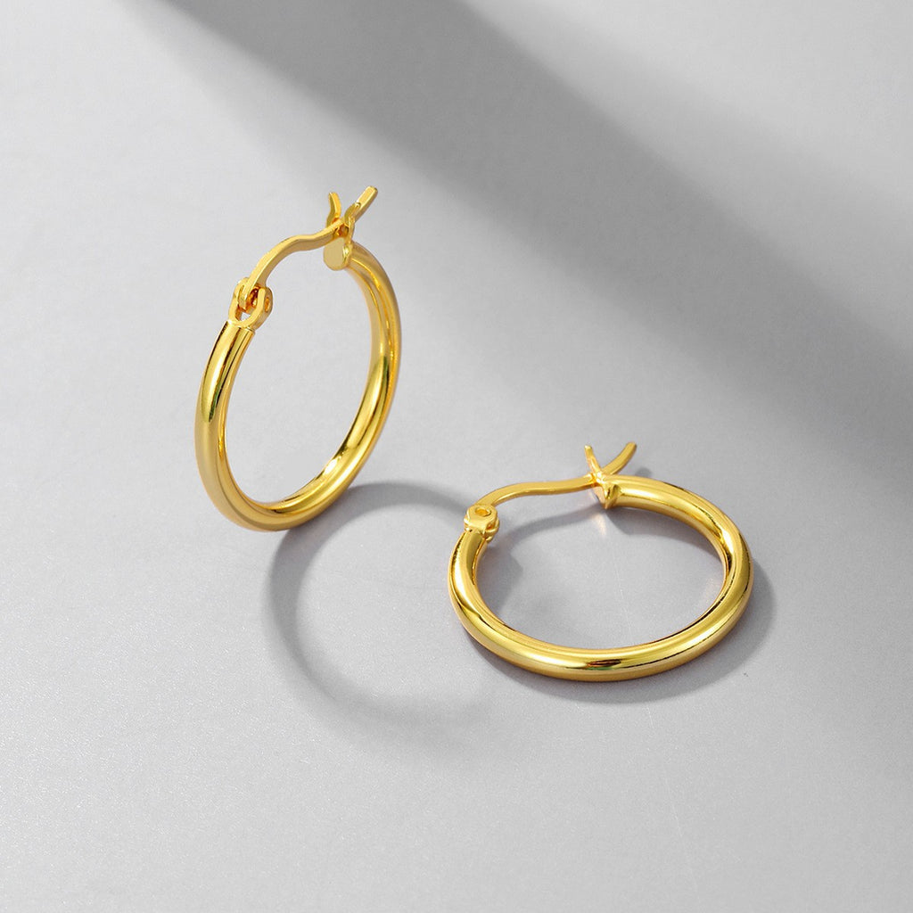 Classic Gold Hoop Earrings