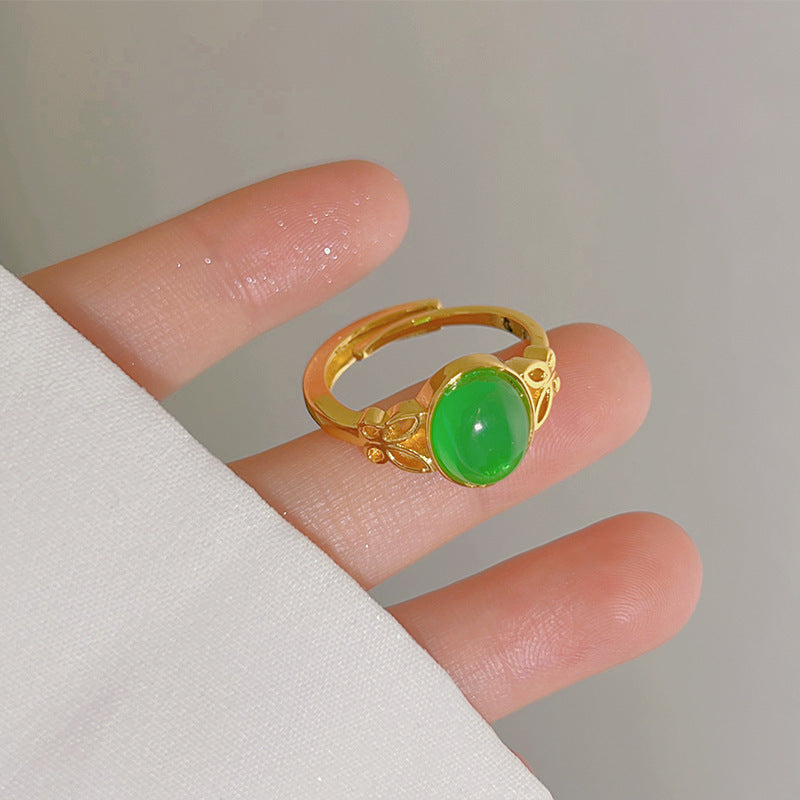 Aura Gold Statement Ring