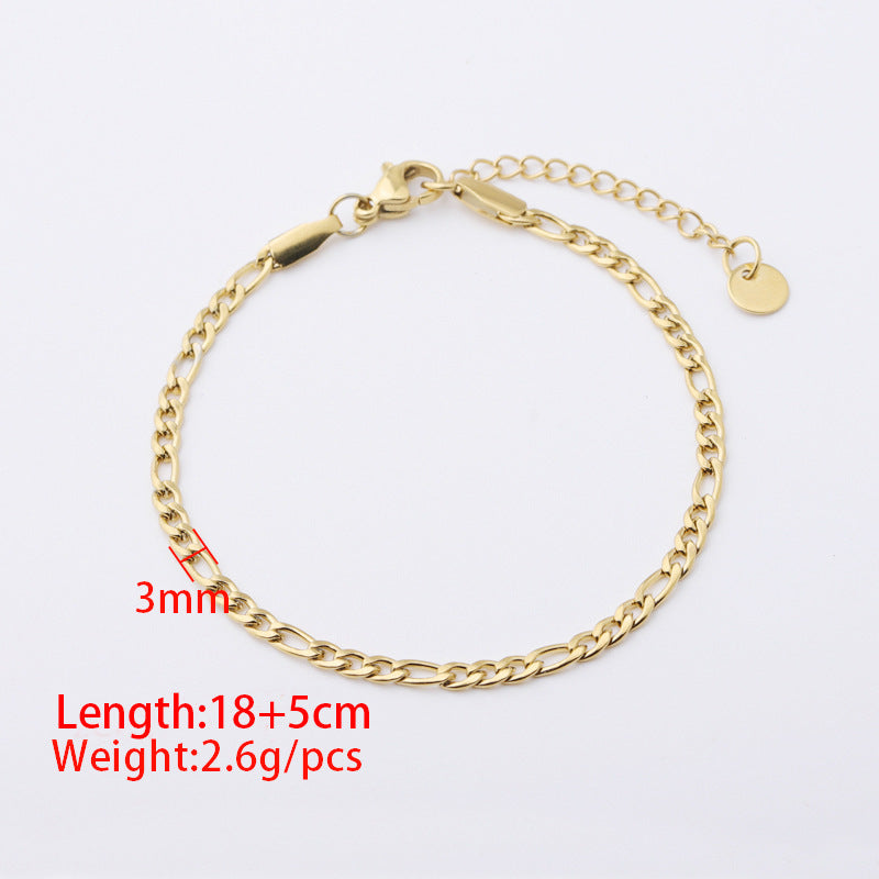 Monaco Gold Cuban Bracelet
