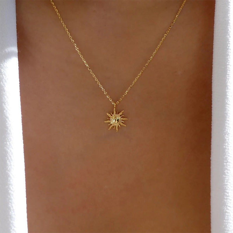 Soleil Gold Sun Pendant