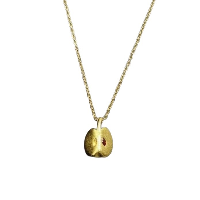 Eden Apple Charm Necklace