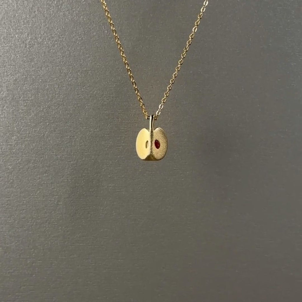 Eden Apple Charm Necklace
