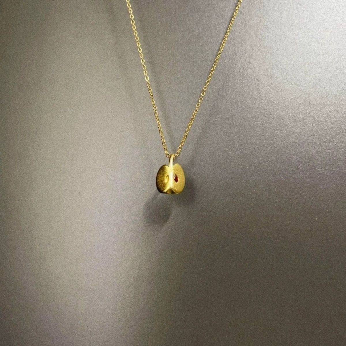 Eden Apple Charm Necklace