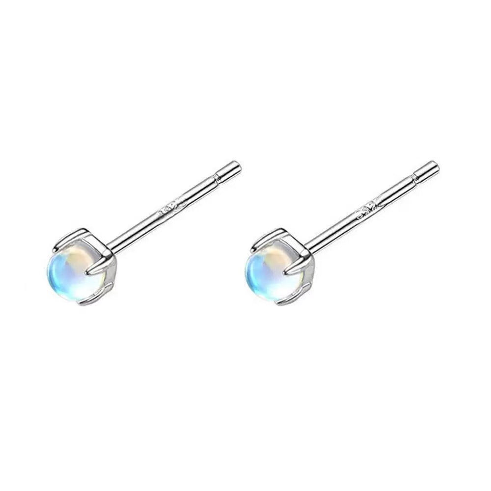 Celestia Moonstone Studs