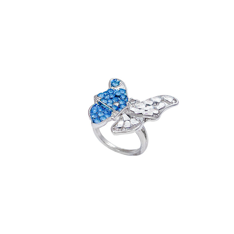 Papillon Crystal Butterfly Ring