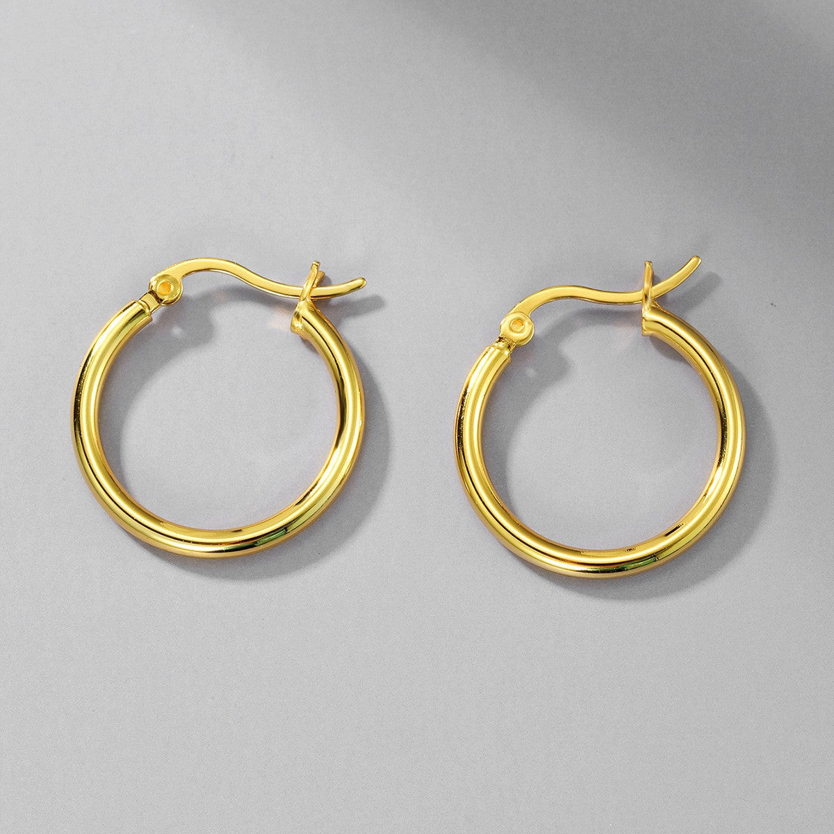 Classic Gold Hoop Earrings