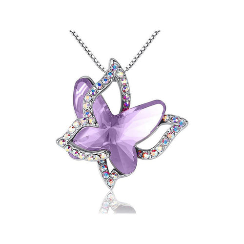 Aria Birthstone Butterfly Pendant