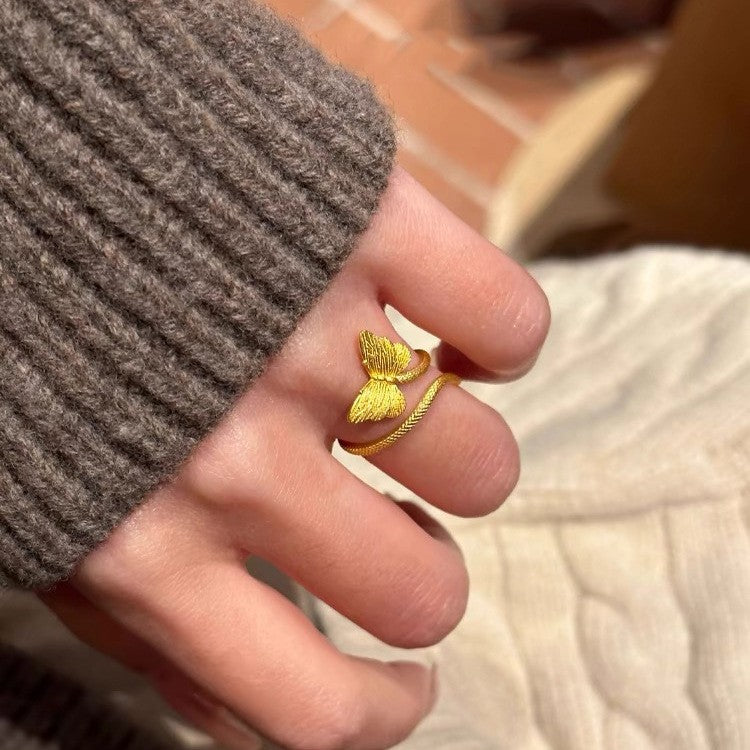 Aura Gold Statement Ring