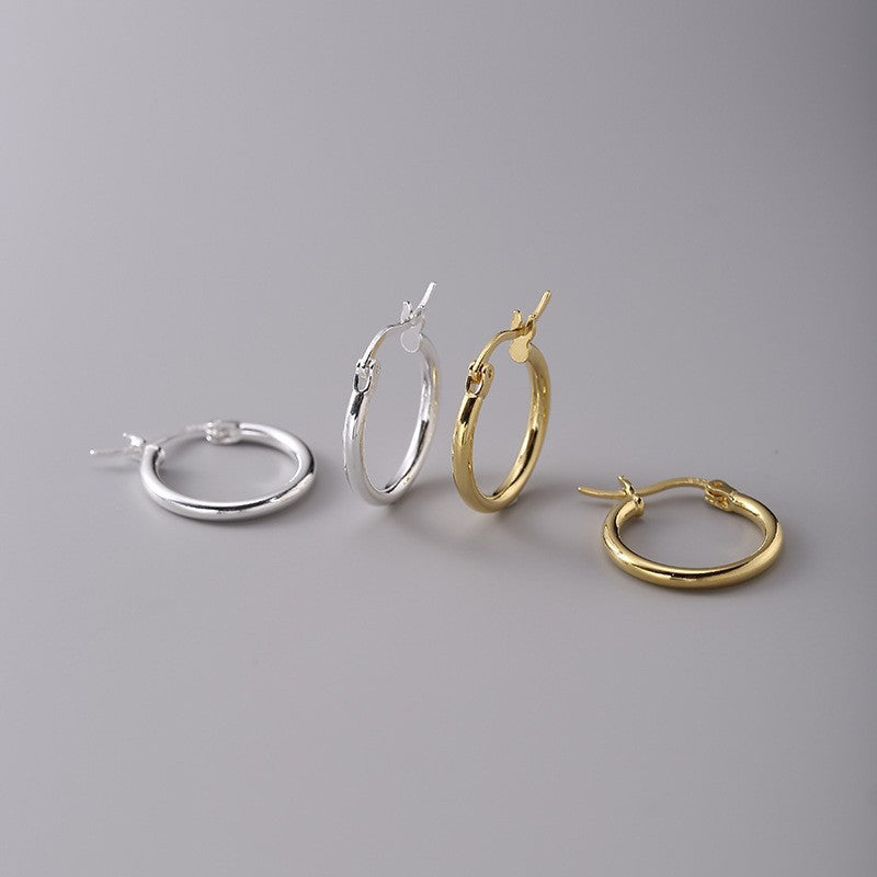 Classic Gold Hoop Earrings