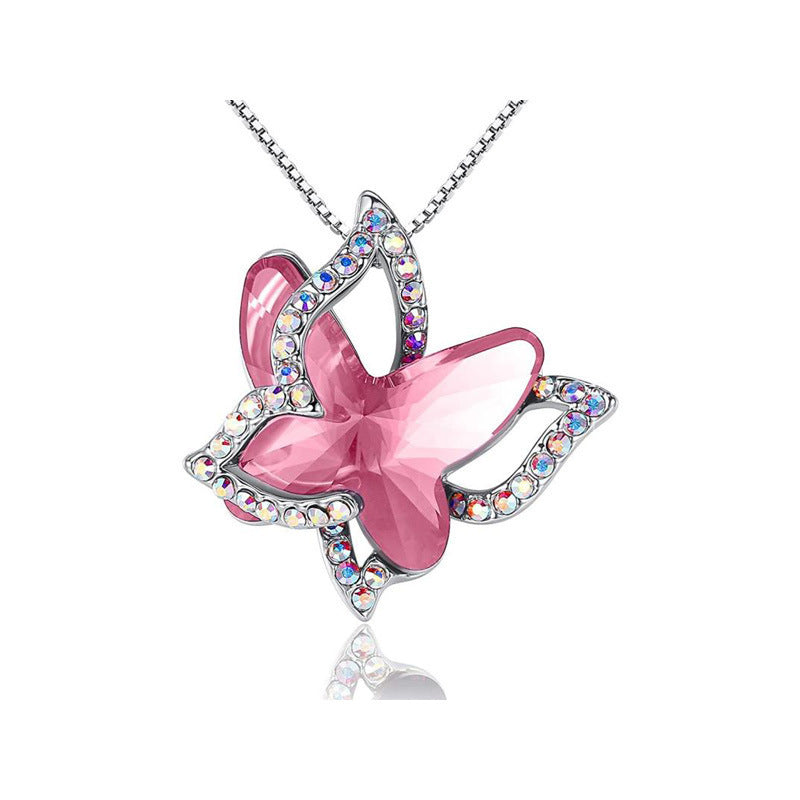 Aria Birthstone Butterfly Pendant
