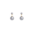 Mocha Pearl Stud Earrings