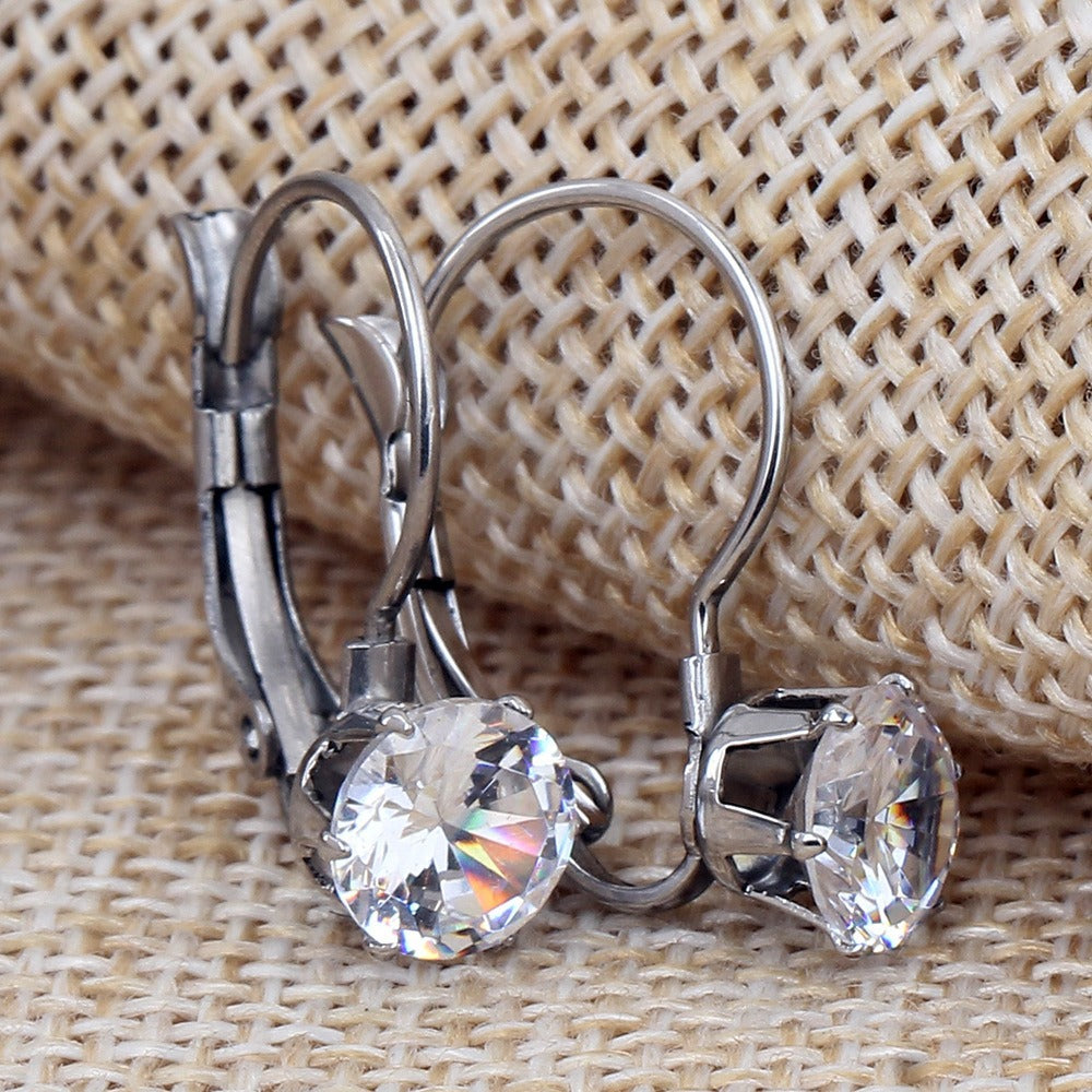 Parisian CZ Huggie Earrings