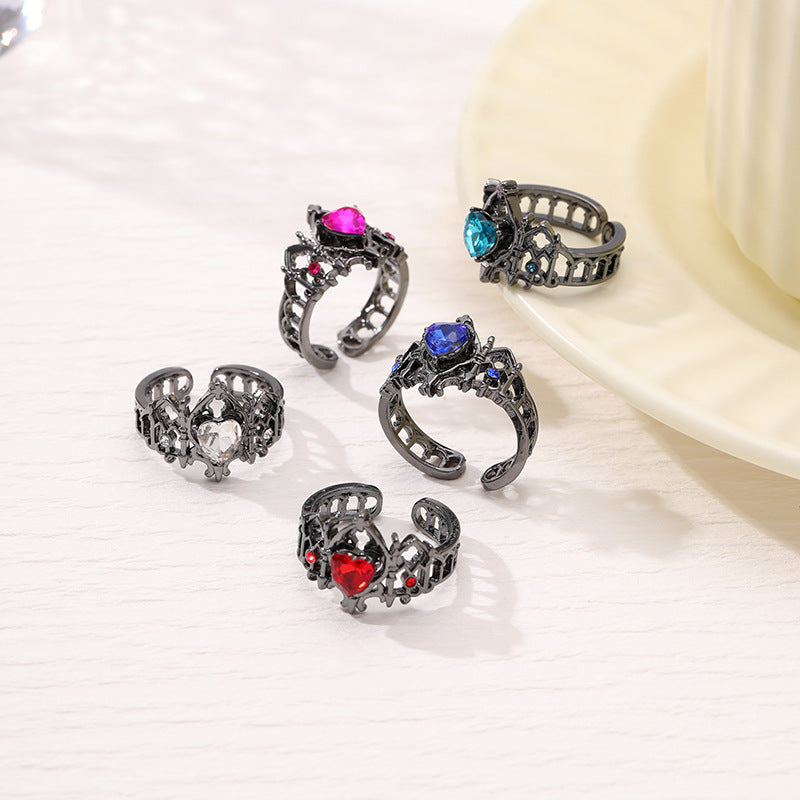 Bijou Noir Crystal Ring