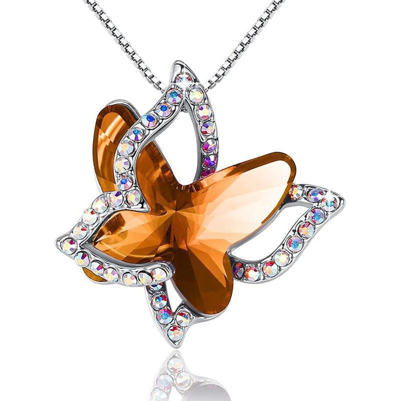 Aria Birthstone Butterfly Pendant