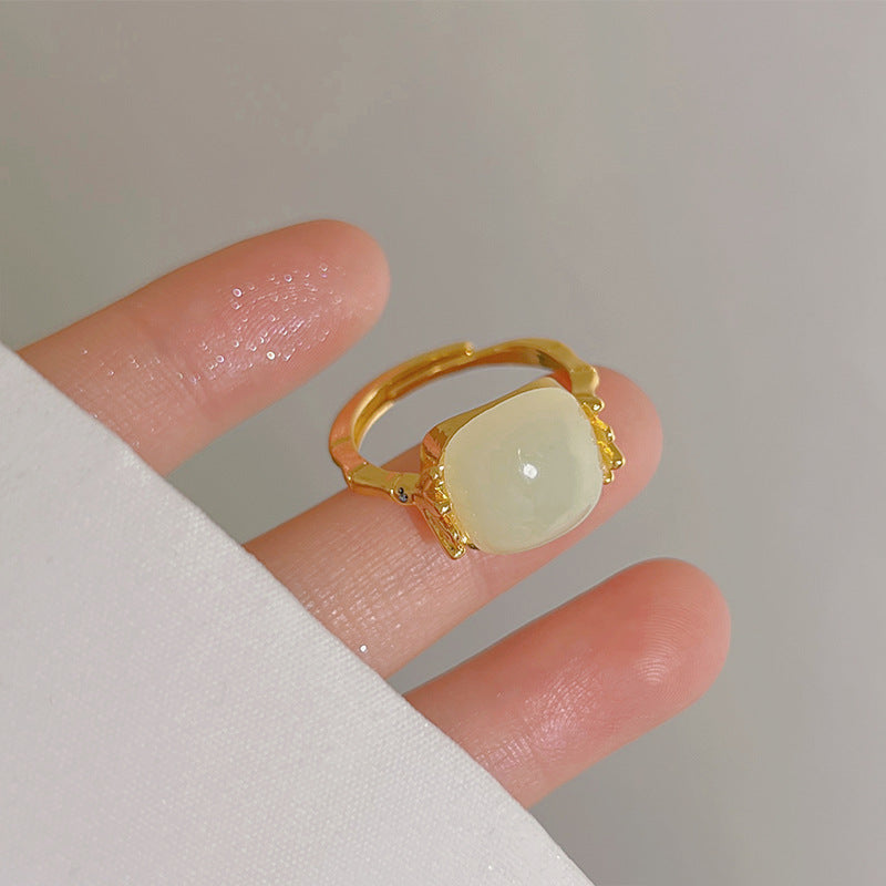 Aura Gold Statement Ring