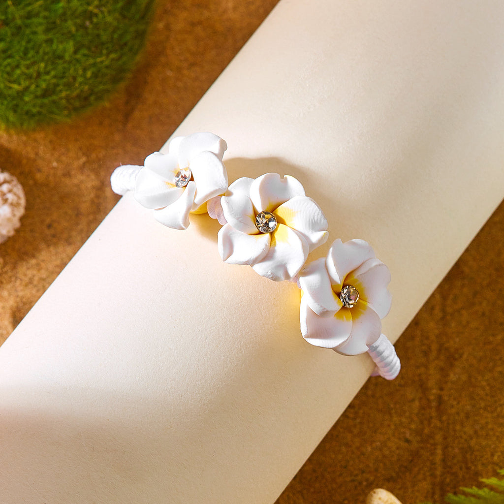 Bloom Beaded Flower Bracelet