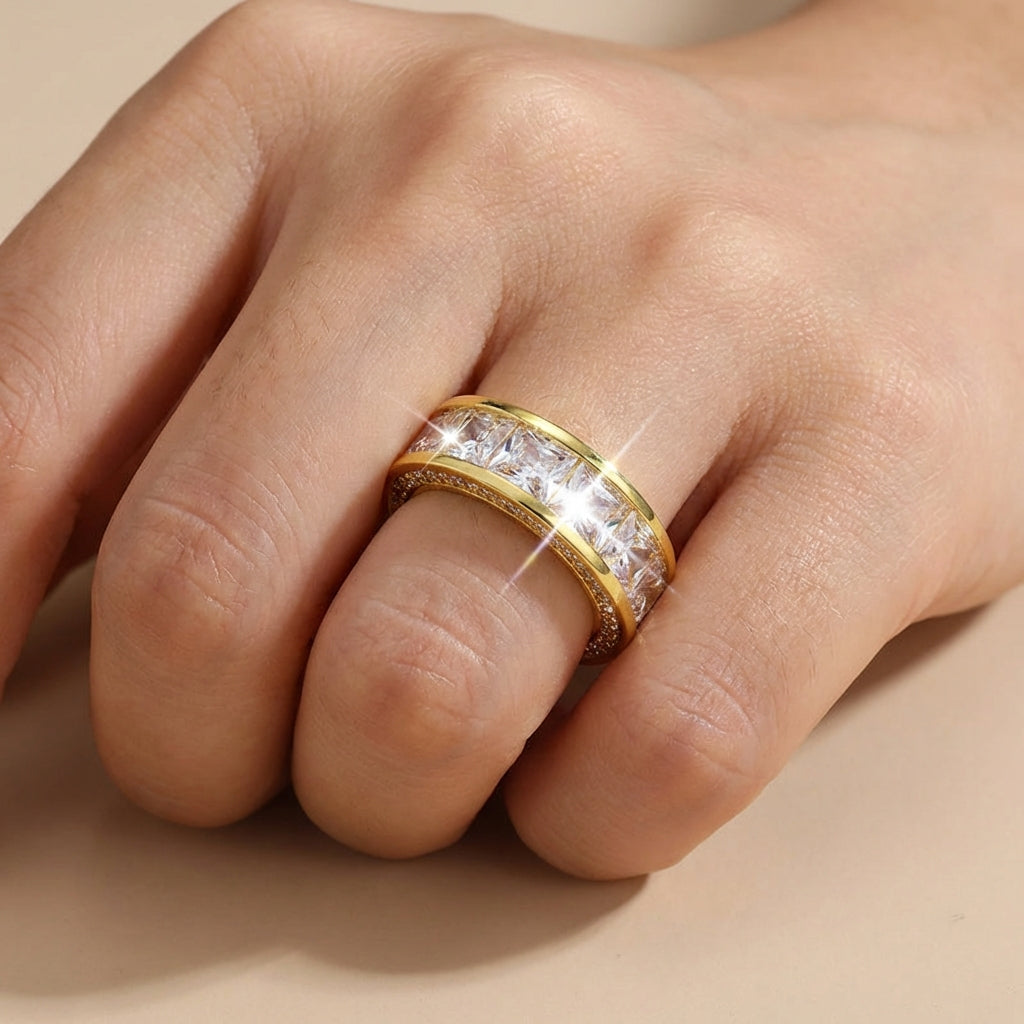 ring hand closeup angled