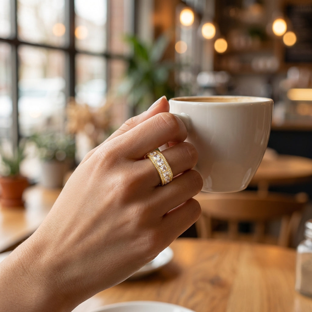 ring hand coffee
