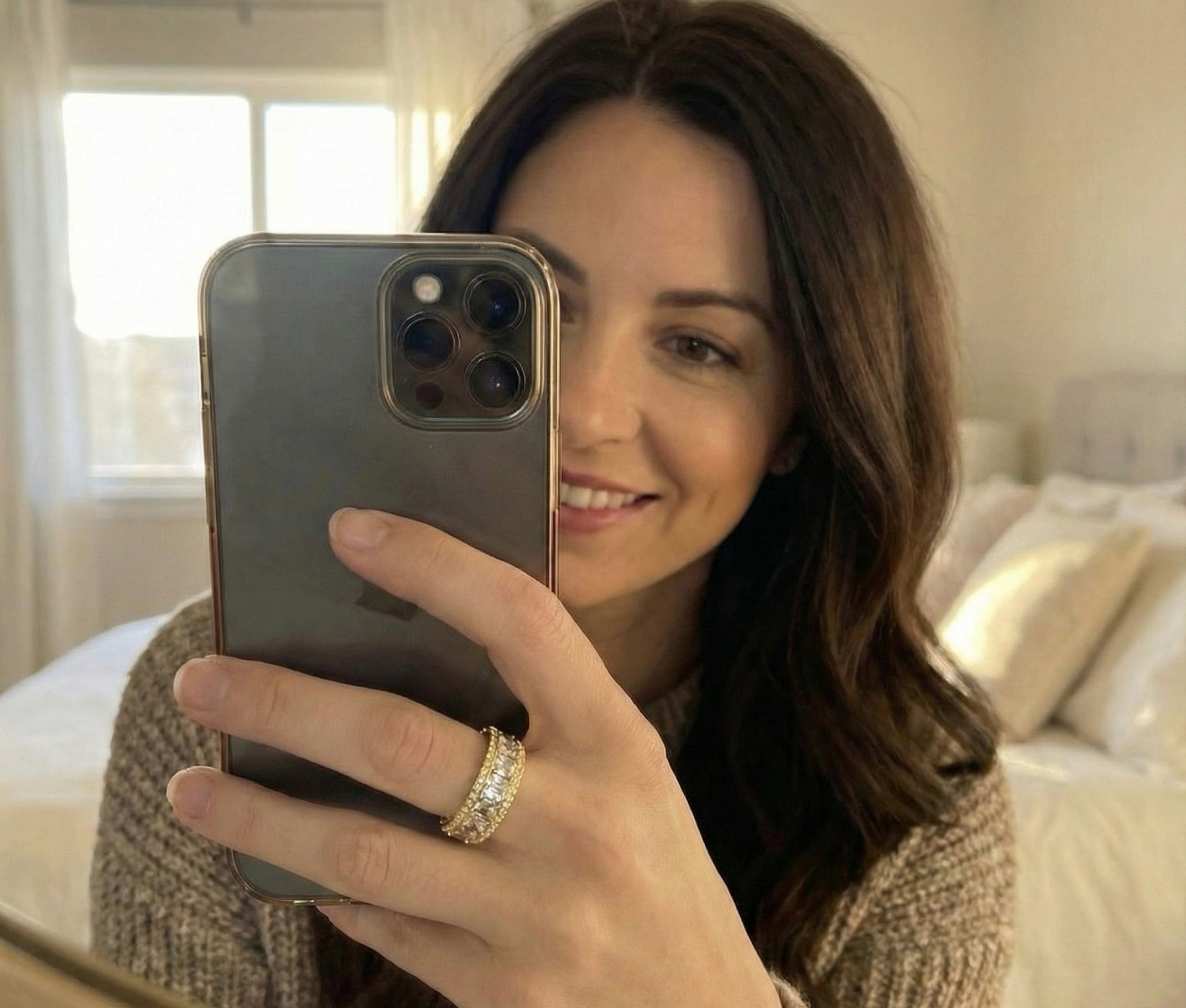 Luxe Micro-Pave Crystal Ring