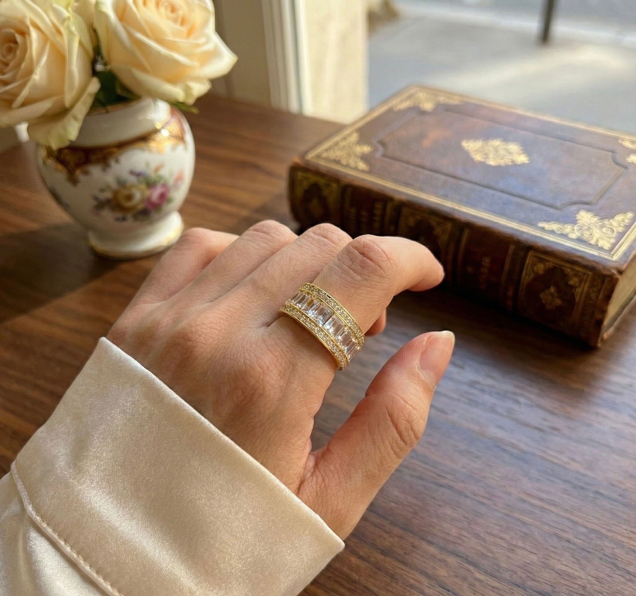 Luxe Micro-Pave Crystal Ring