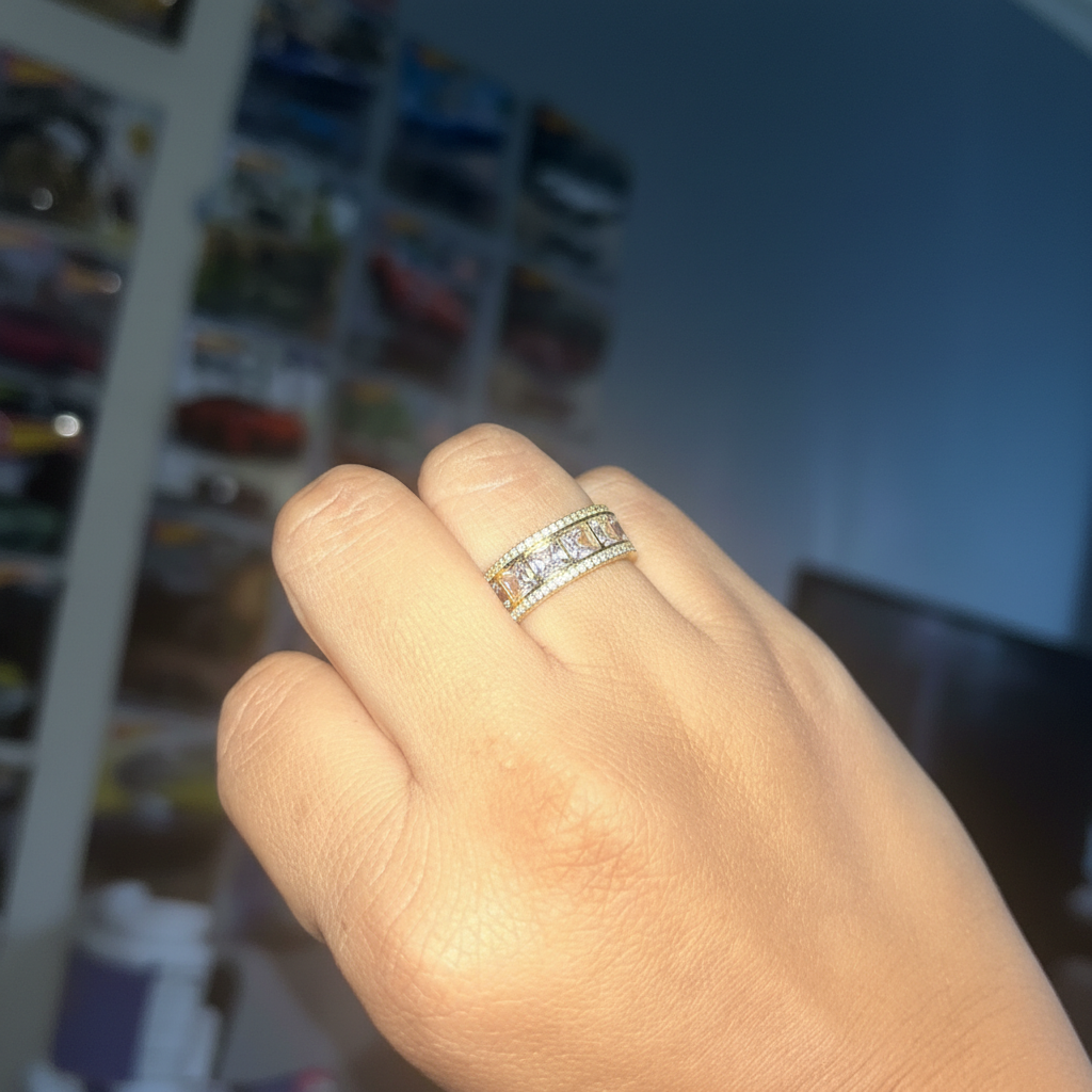 Luxe Micro-Pave Crystal Ring